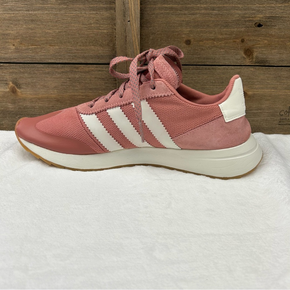 adidas Women's Rose and White Sneakers - Picture 10 of 15
